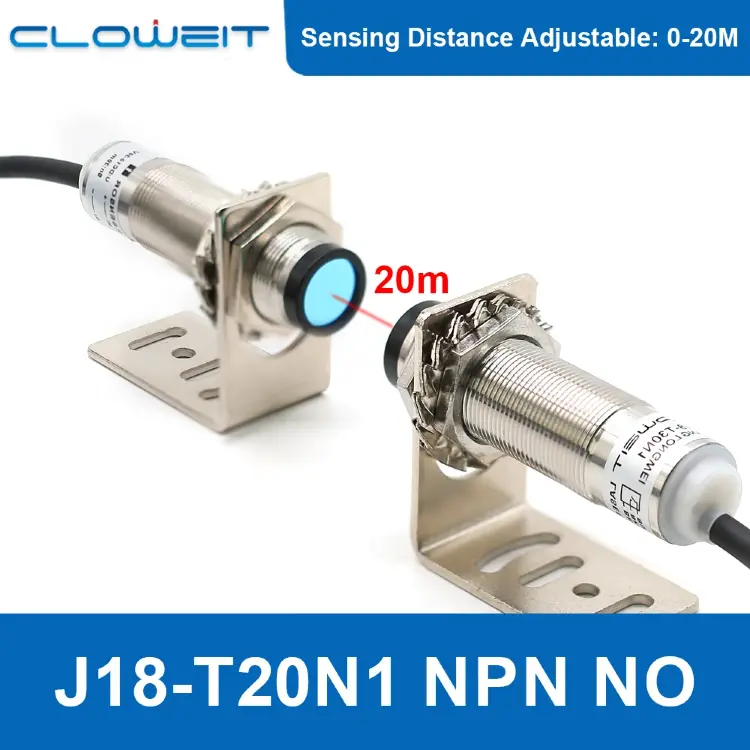 Лазерный датчик M18 0–20 м фотоэлектрический бесконтактный переключатель J18-T