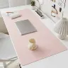 Коврик для мыши и клавиатуры из искусственной кожи, водонепроницаемый