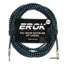 Гитарный кабель EROK 6,35 мм с экранированием, 1,5-10 м