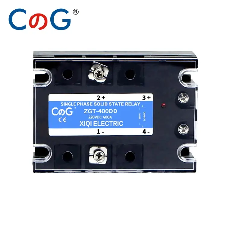Твердотельное реле SSR-400DD 400A 220-380В управление DC 3-32В