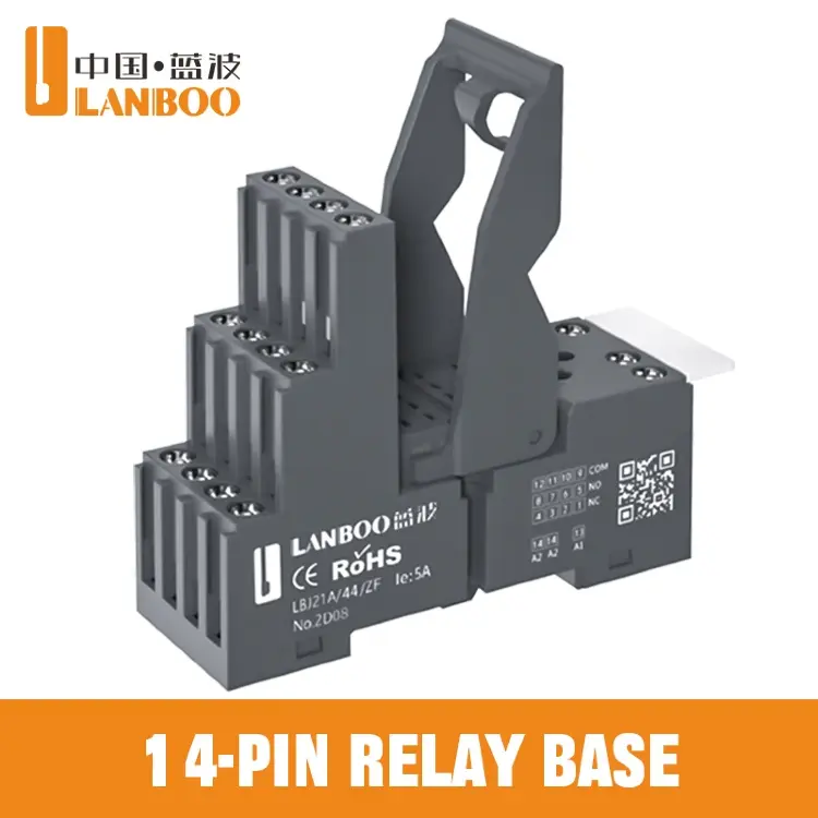 Микрореле LANBOO J21A DC12V/24V AC220V 8-14 контактов
