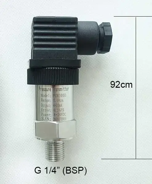 PCM300D Датчик давления кремниевый G1/4 4-20mA 0-60МПа