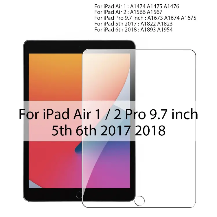 Защитная пленка из закаленного стекла для iPad Pro, Air и Mini