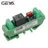Модуль реле GEYA 1-канальный на DIN-рейку AC/DC 5-230В с GSM и таймером