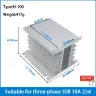 Радиатор охлаждения LCTC SSR для твердотельных реле, алюминиевый, 10-25 А