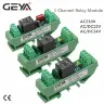 GEYA 1-канальный релейный модуль на DIN-рейку, 5-230В