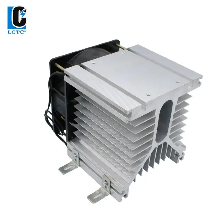Радиатор LCTC с вентилятором для SSR 80A Y-110 DC48V