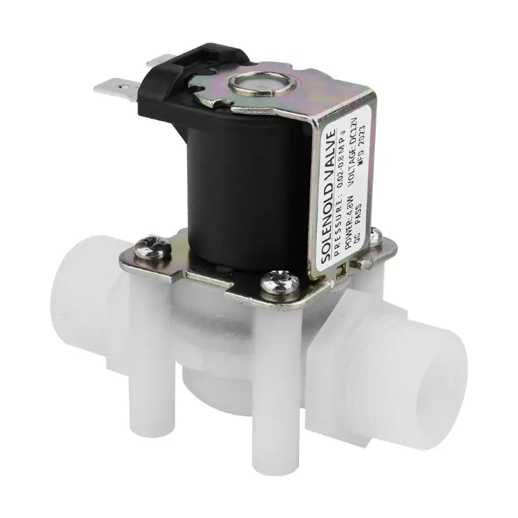 Электромагнитный клапан 1/2" нормально закрытый DC12V/DC24V/AC110V/AC220V