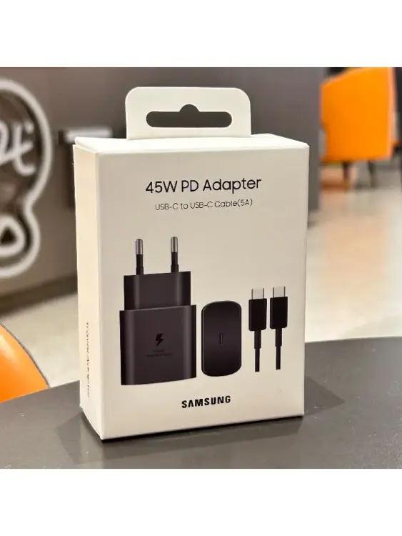 Зарядное устройство Samsung 45W PD с кабелем USB-C