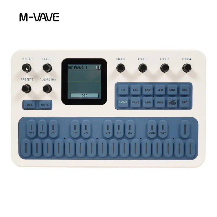 Портативный FM-синтезатор M-VAVE FM-1 с 128 пресетами
