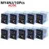 Реле промежуточное MY4N-J 14 контактов AC/DC 12-380В 10А