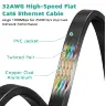 Кабель Ethernet CAT 6 RJ45 плоский гигабитный патч-корд LAN