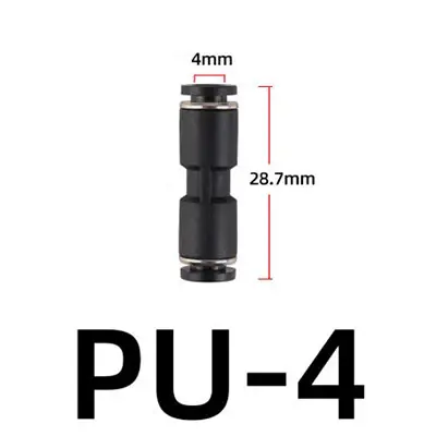 Быстроразъемный пневматический соединитель PU PV PE PY для шланга 3-6 мм