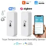 Датчик температуры и влажности Tuya Zigbee для умного дома