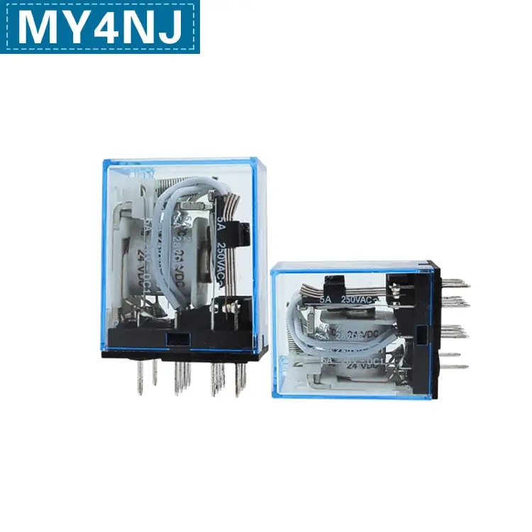 MY4NJ HH54P Φ 14 контактов мини реле электромагнитное AC/DC 6-220В 10 шт