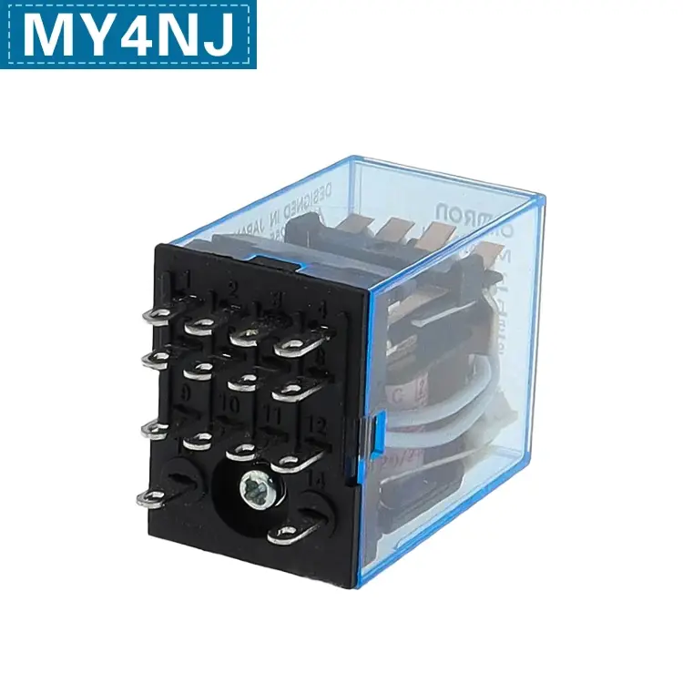 MY4NJ HH54P Φ 14 контактов мини реле электромагнитное AC/DC 6-220В 10 шт