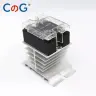 Твердотельное реле SSR-25DD 40DD NC 10A 25A 40A с радиатором