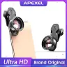Макрообъектив APEXEL 100мм для смартфона с фильтрами