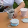 Складная силиконовая чашка для кемпинга и путешествий 180 мл