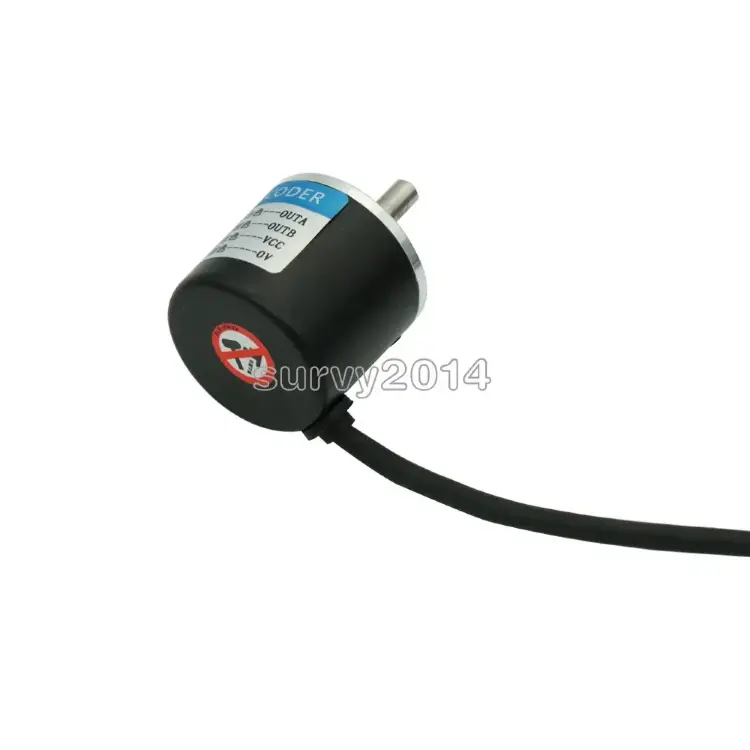Инкрементальный поворотный энкодер 360P/R, 600P/R DC5V-24V NPN AB 2-фаза 6мм
