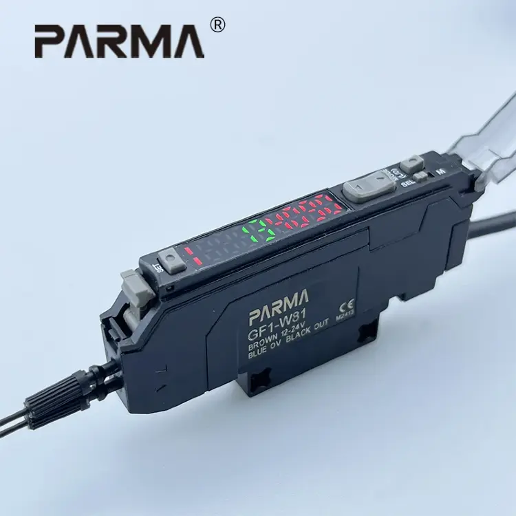 PARMA NA11 оптоволоконный датчик усилителя NPN PNP 10-30В с цифровым дисплеем