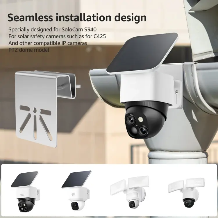 Металлический кронштейн для крепления желоба Eufy SoloCam S340E30