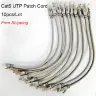 Кабель Ethernet CAT6 UTP RJ45 патч-корд, 10 шт., черный