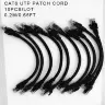 Кабель Ethernet CAT6 UTP RJ45 патч-корд, 10 шт., черный