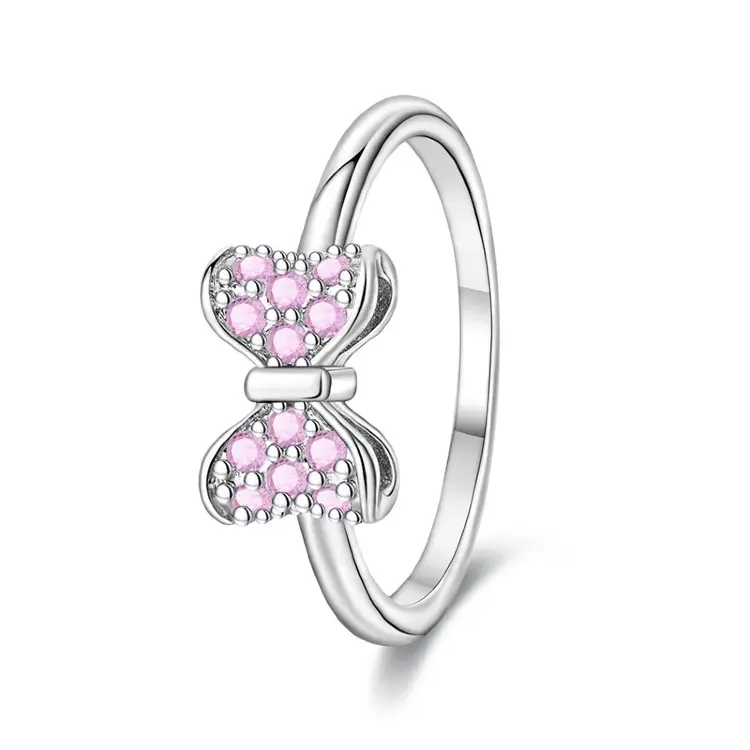 Кольца из серебра 925 пробы с цирконием