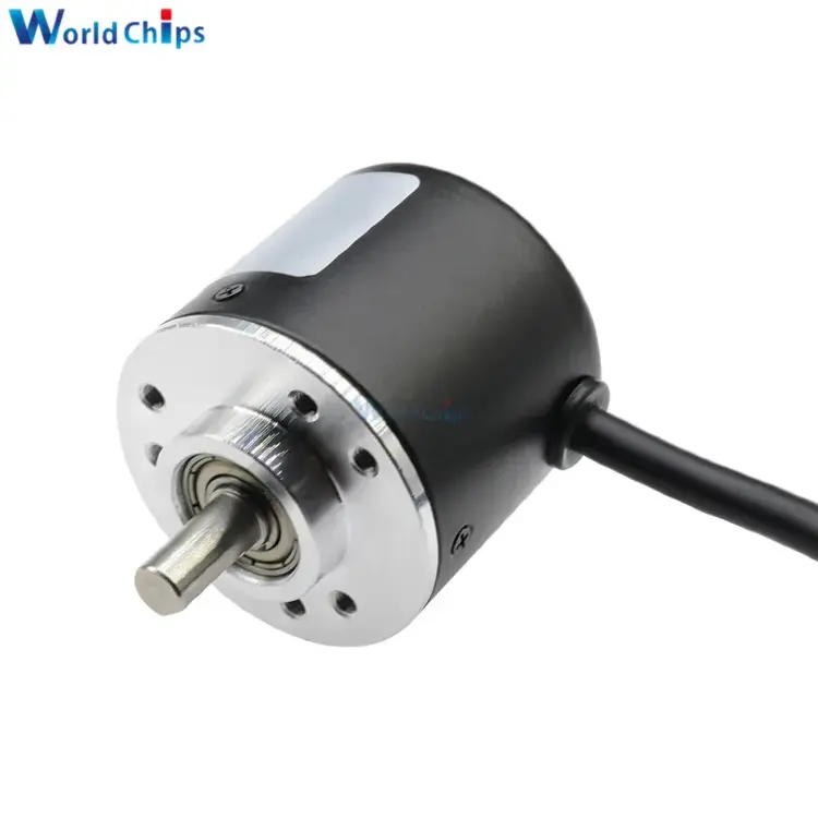 Инкрементный поворотный энкодер 360/600 P/R, DC5-24V, вал 6мм, AB двухфазный