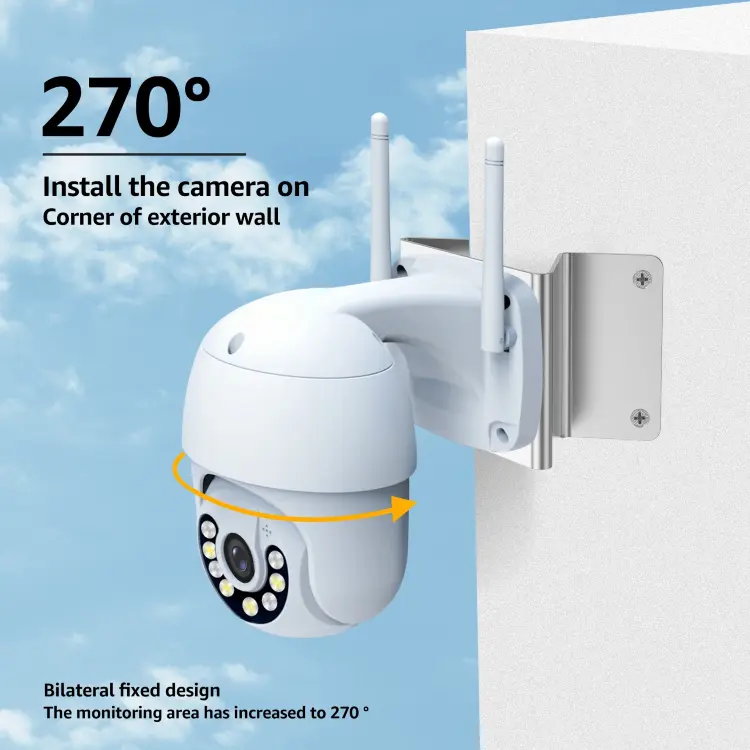Настенный угловой кронштейн из нержавеющей стали для PTZ-камер Eufy SoloCam S340