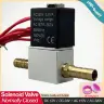 Пневматический электромагнитный клапан DC12V/24V/AC110V/220V 1/4" двусторонний