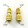 Латунный адаптер вакуумного насоса R410a 5/16 SAE с быстроразъёмным соединением