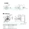 Инкрементальный оптический поворотный энкодер 600 P/R DC 5-24V