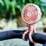 Портативный вентилятор с зажимом для коляски, перезаряжаемый USB