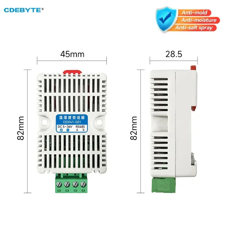 Датчик температуры и влажности RS485 CDEBYTE EID041-G01 Modbus RTU