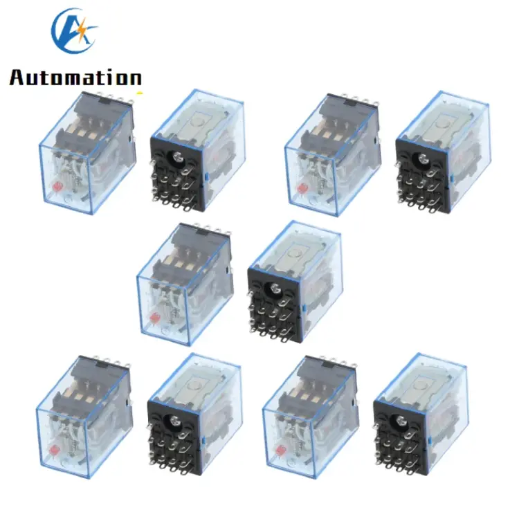 Реле промежуточное MY4NJ HH54P 14 контактов 5A AC/DC 12-380В
