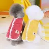 Зимнее теплое пальто для собак из флиса