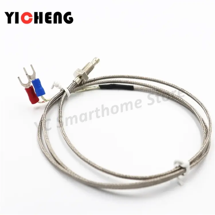 Термопара K/E тип M6/M8 с винтовым зондом 0-400C/0-800C, 1м/2м