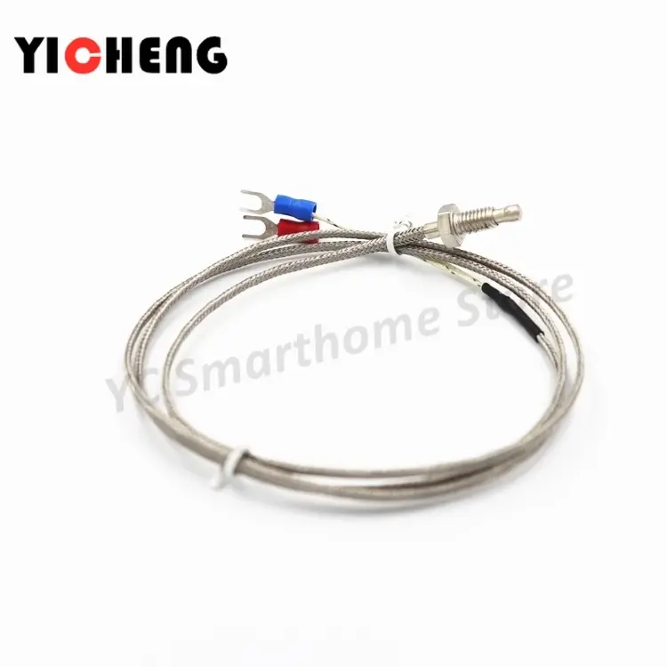 Термопара K/E тип M6/M8 с винтовым зондом 0-400C/0-800C, 1м/2м