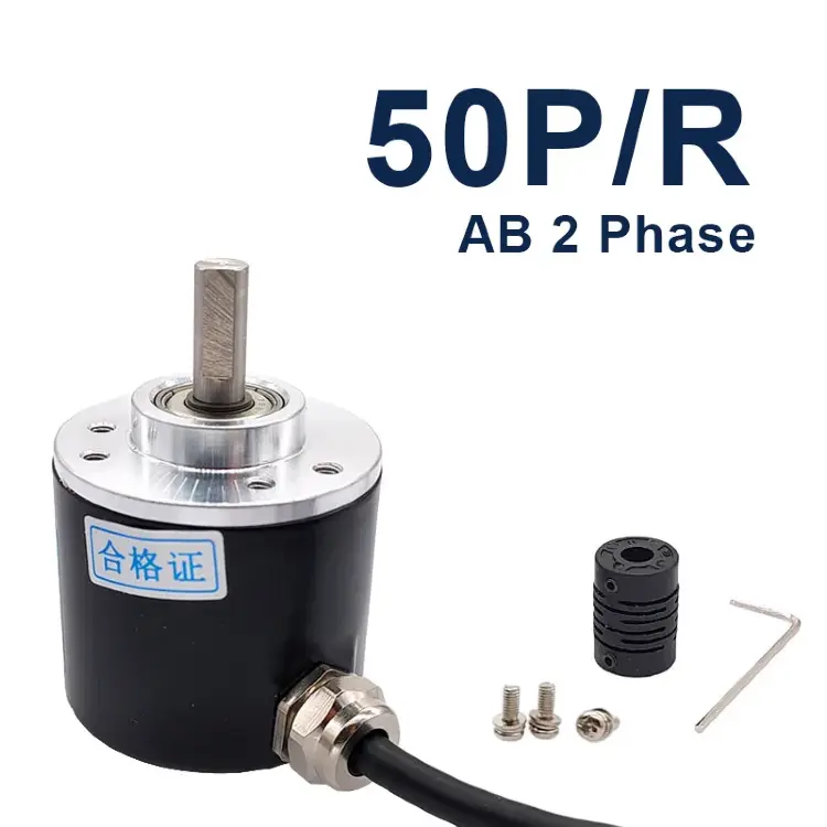 Инкрементальный энкодер 38S6G5-B-G24N AB, 50/100/200/360 импульсов/об., 5-24В, NPN