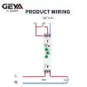 Многофункциональное реле задержки GEYA 10A 24В-240В DIN-рейка