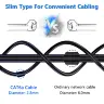 Кабель Ethernet CAT6A UTP RJ45 ультратонкий патч-корд