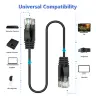 Кабель Ethernet CAT6A UTP RJ45 ультратонкий патч-корд