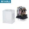Реле промежуточное MY4N-J 14 контактов 4PDT AC/DC 6-220В (10 шт)