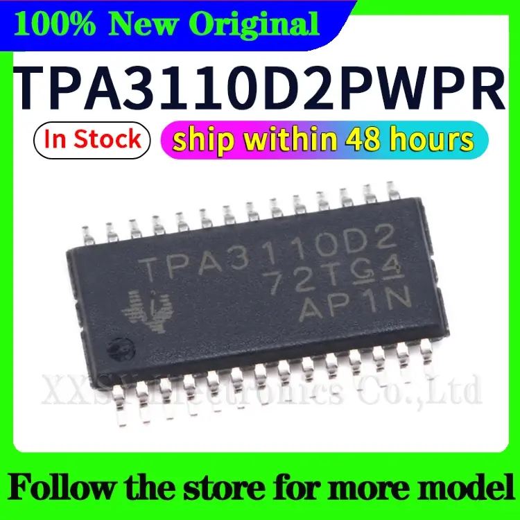 TPA3110D2PWPR микросхема усилителя мощности