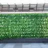 Искусственные зелёные панели для забора и озеленения