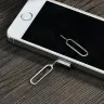 Металлический инструмент для извлечения SIM-карты с игольчатым ключом