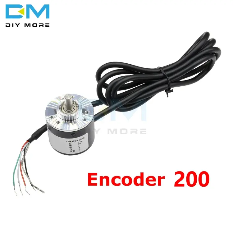 Инкрементальный роторный энкодер 360/600 P/R DC5-24V AB 2-фазный 6мм