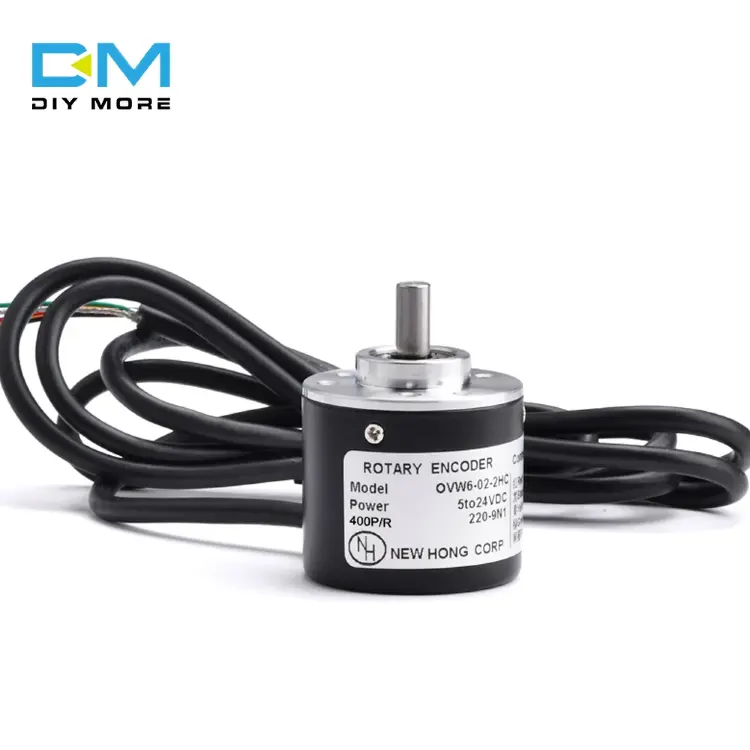 Инкрементальный роторный энкодер 360/600 P/R DC5-24V AB 2-фазный 6мм